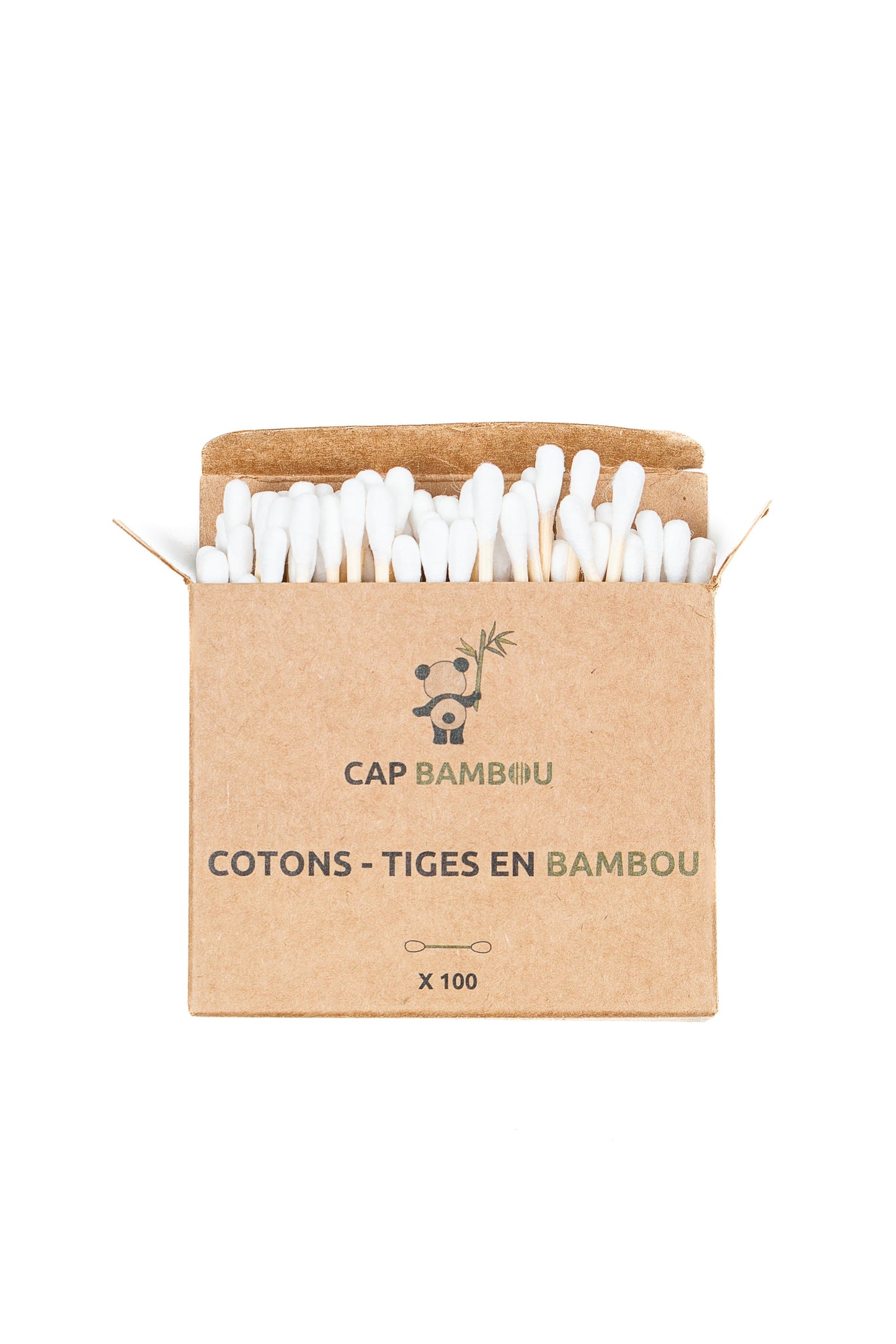 Cap Bambou -- Coton tiges par 100