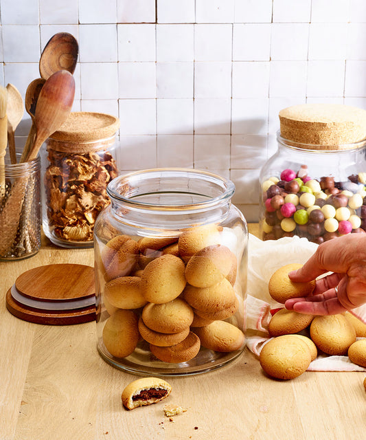 Biscuit coeur choco noisette - 1