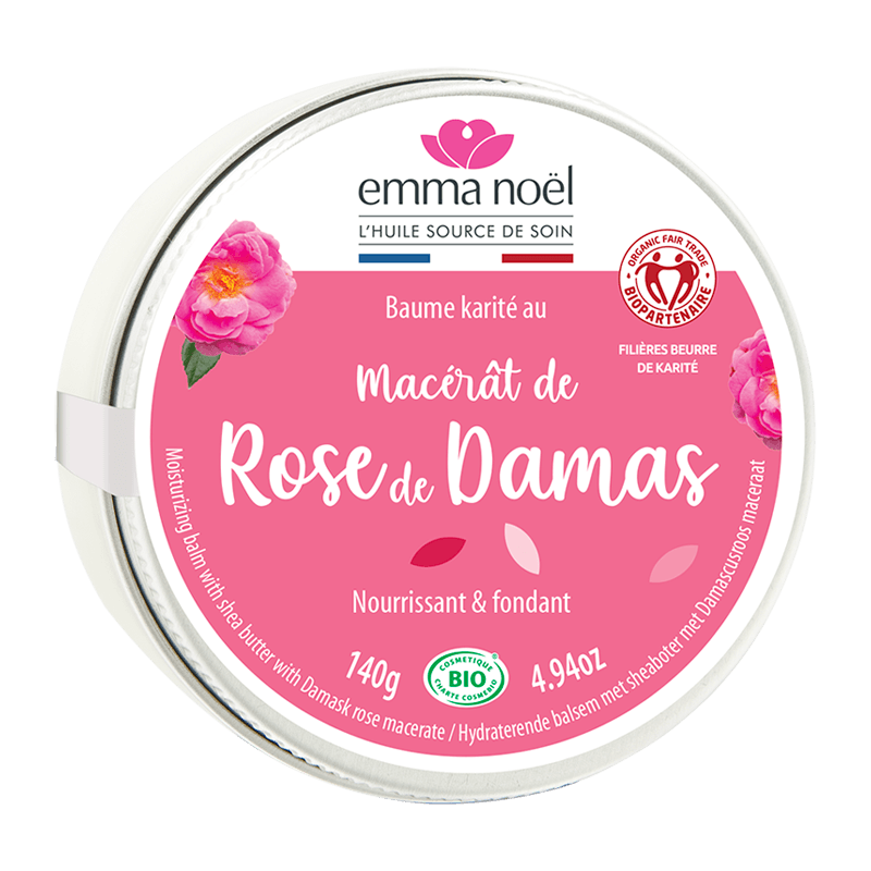 Emma Noël -- Baume Karité Rose Damas Bio - 140 g