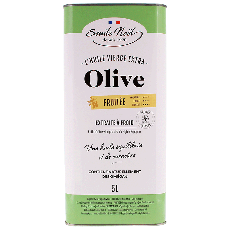 émile Noël -- Huile d'olive vierge extra fruitée bio Vrac - 5 l